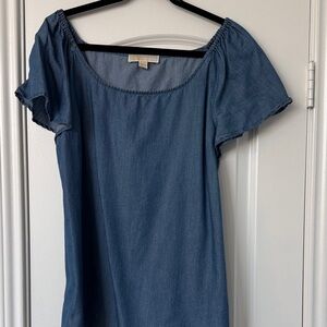 Michael Kors Denim Blue Blouse